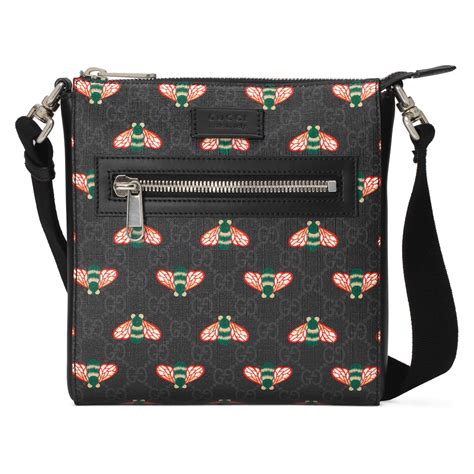 gucci bestiary messenger with tigers|Gucci Bestiary messenger bag with bees .